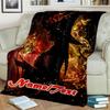 1PC Custom Name Magical Fire Fantasy Outdooor Flannel Blankets Throw Blanket All-Season Throw Gift Bedspread for Couch, Bed, Camping Holiday Birthday