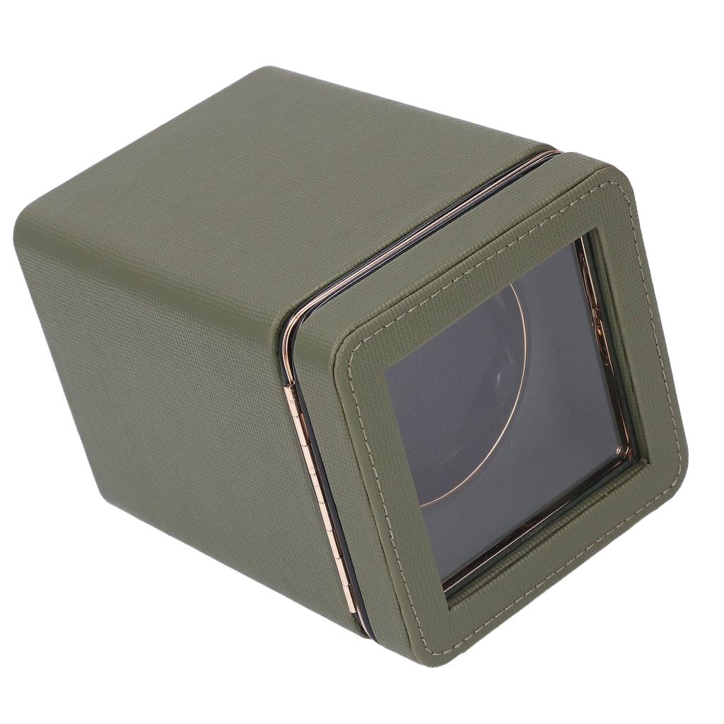 Automatic Single Watch Winder 4 Modes Super Quiet Uniform Rotating Single Watch Winder Case with
