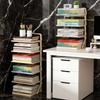 Small Size Desktop Bookshelf, Stable Dual Purpose Book Storage Rack, Simple Tabletop Organizer for Student Study Desk