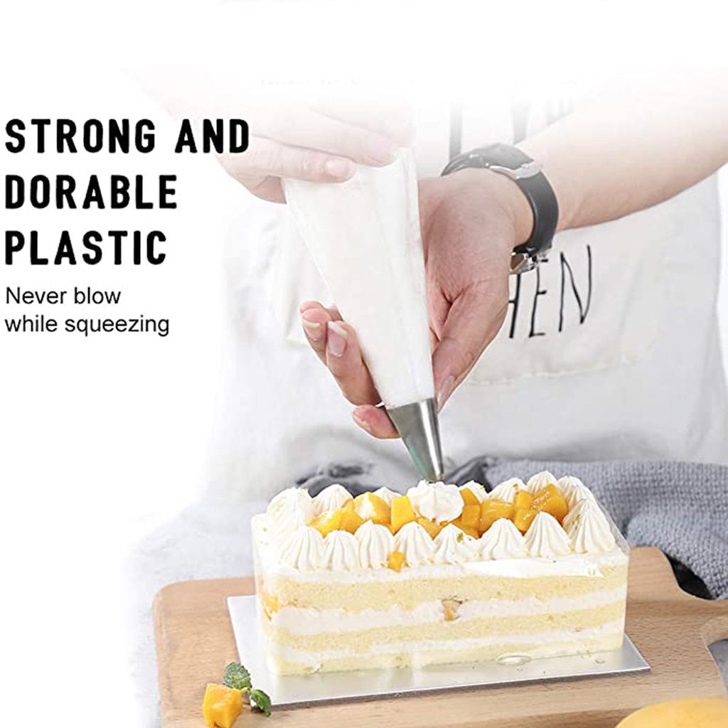 Einweg Dicke Spritzbeutel für Gebäck und Zuckerguss 13 Zoll 100 Stück