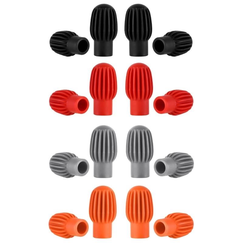 Drum Stick Sleeves Stick Head Protective Mute Protector Caps for Drum Exercise