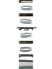 19-21 Corolla Rain Guards: 3D Stainless Steel Bright Strip Deflector & Decorative Sticker Accessories