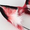 Anime-Cosplay Props Foxes Ears and Tail Set Plush Furry Animal Ears Hairhoop with Foxes Tail Fancy-Dress Party Costumes