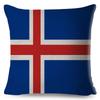 50 Style National Flag Cushion Cover for Sofa Home Children Room Decor Geometric Print Pillowcase Polyester Pillow Case 45x45cm