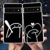 Cute Cartoon Matchman Phone Case For Google Pixel 9 8 7 6 Pro XL 8A 7A 6A 5 4 5A 4A 3A XL 5G Soft Silicone Clear TPU Cover