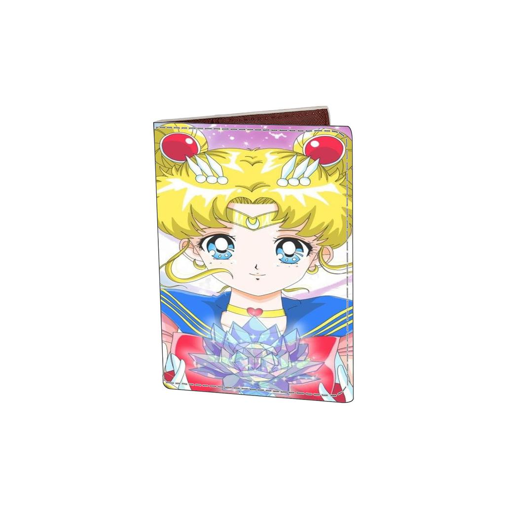 Beautiful Girl Travel Passport Bag Student Passport ID Holder