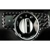 Real Carbon Fiber Headlight Lamp Switch Button Cover For Benz C-Class 2007-2014