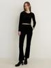 KINDABABY Velvet Top & Track Pants Set Up - Black
