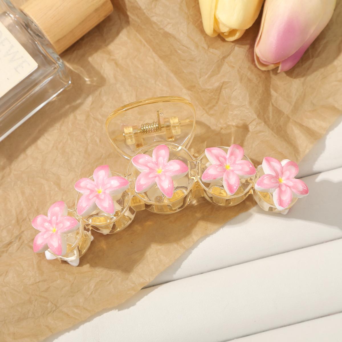 

Квітка Мила Шпилька Краб для Волосся для Жінок Проста Заколка для Хвоста Корейська Пляжна Гавайська Шпильки Заколка Аксесуари для Волосся