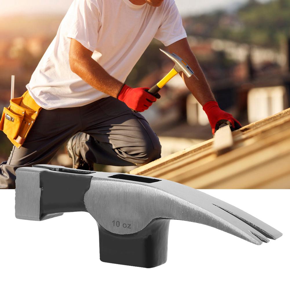 

10 унций Молоток-гвоздодер с головкой под прямым углом и двойным гвоздодером для дома, столярный инструмент для работы по дереву