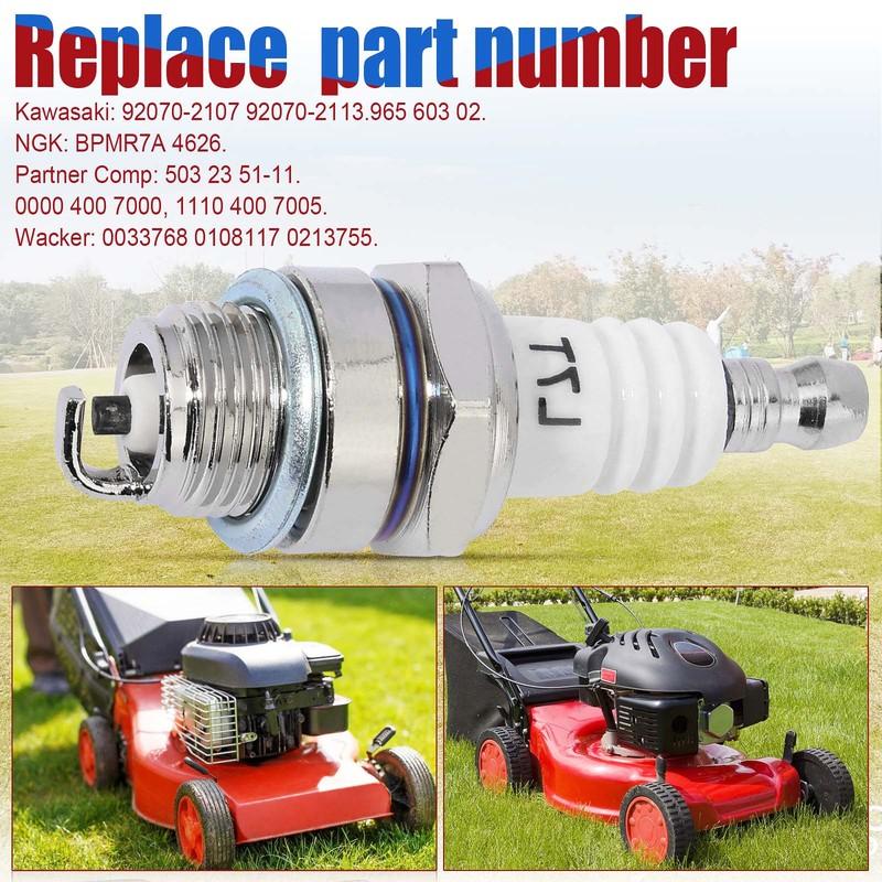 10Pc Spark Plug L7T for 33cc 43cc 47cc 49cc 2-Stroke Pocket Bike ATV Trimmer Blower Chainsaw Brushcutter Echo Wacker Kawasaki