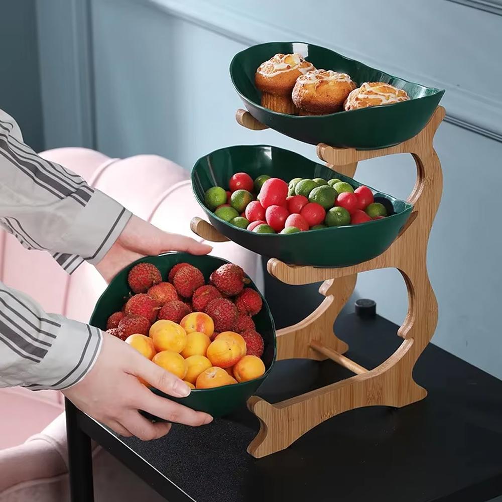 

Настольные тарелки, посуда, кухонная ваза с фруктами и полами, разделенные подносы для конфет и тортов, деревянная посуда, посуда