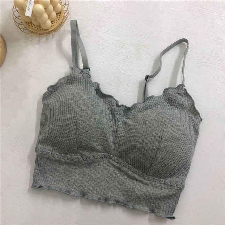 

Топ-майка на бретелях для женщин, летнее нижнее белье с мягким бюстгальтером, для горячей девушки, противоскользящая верхняя одежда, майка-ками, бюстье L