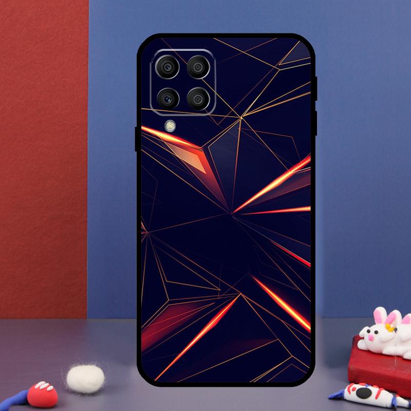 Lines Point Light For Samsung Galaxy M15 M55 M33 M13 M23 M53 M31 M51 M14 M34 M54 M20 M30s M52 M32 Phone Case
