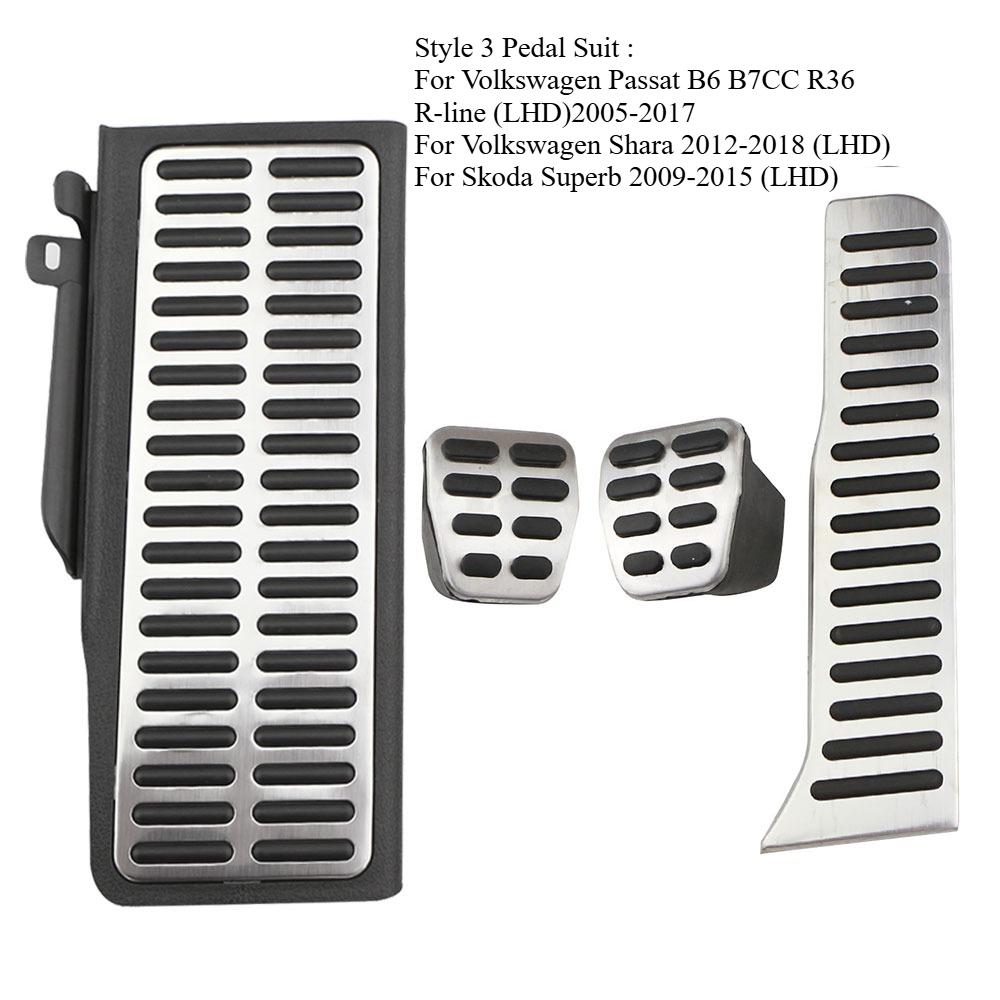 Car Accessories Footrest Gas Brake Pedal Clutch Pedal for Skoda Octavia A5 Yeti Superb for Seat Altea Leon Toledo