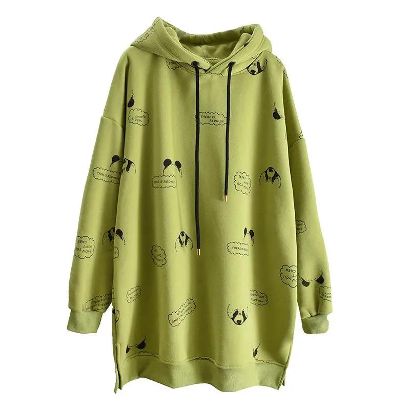 Sweatshirt for Women Oversize Hooded Loose Round Neck Casual Pullover Long Sleeve Winter Sweatshirt Top