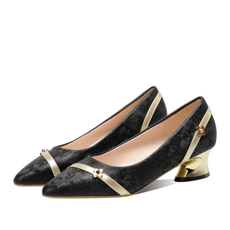 Damenmode Elegant Frühling Herbst Übergröße Grüne Schuhe für Sexy Party Damen Lässig Komfort Büro Schuhe Ga82