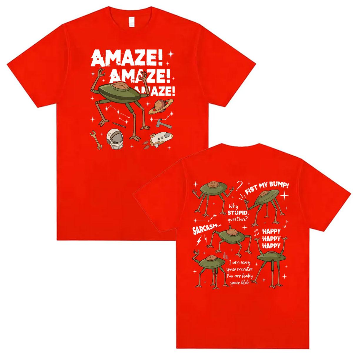 Rocky Amaze Amaze Amaze Project Hail Mary Book Funny T Shirts Unisex Women Fashion Humor Streetwear T-Shirt Oversized Cozy T-shirts 4XL