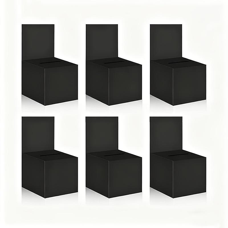 WTEMPO DIY Foldable Paper Boxes Portable Easy To Install Graduation Gather Event Festival Lottery Boxes Voting Boxes Suggestion Boxes Donation Boxes