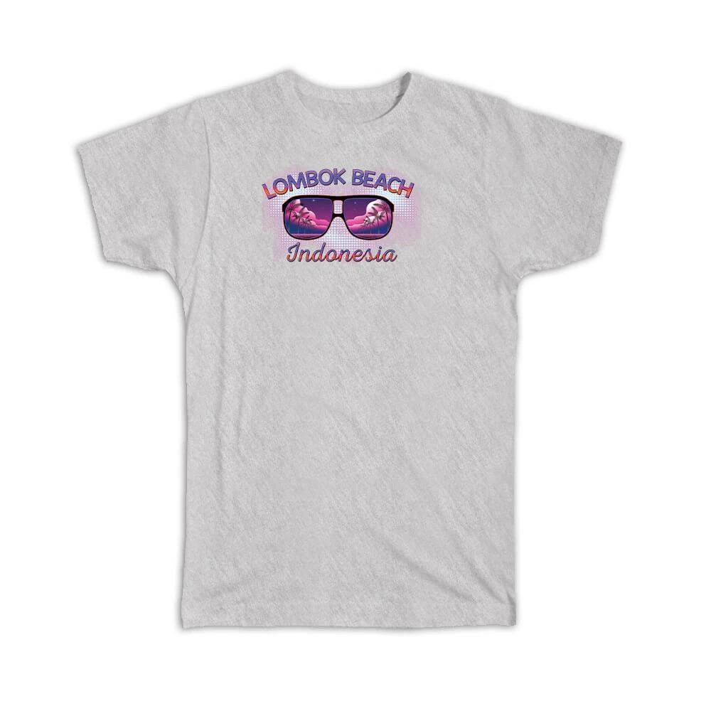 Gift T-Shirt : Lombok Beach Indonesia Sunglasses Shades S
