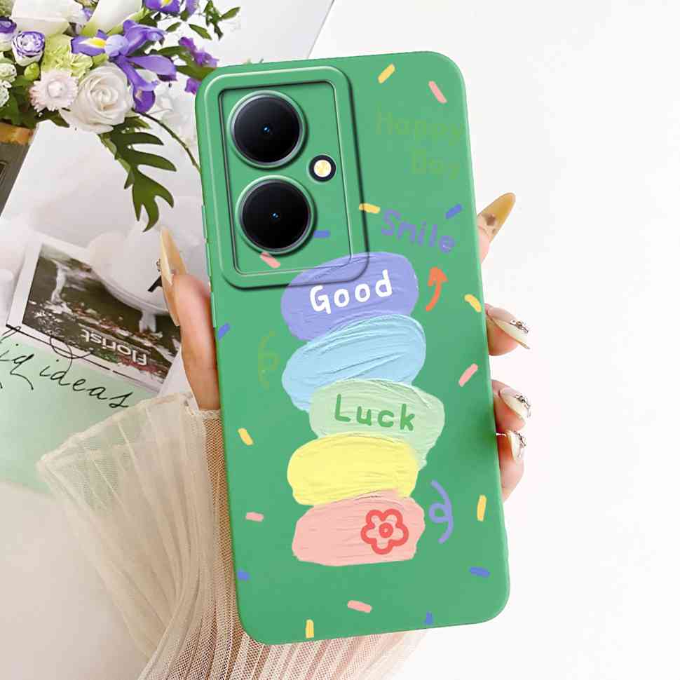 For vivo Y78+ 5G V2271A Case Cartoon Animal Cute Patterns Silicone Back Cover For Vivo Y78 Plus 5G Shockproof Phone Cases