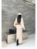 Versatile Casual Fashion Set: Autumn/Winter Slimming Knit Outfit for Date or Commute