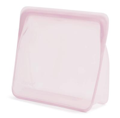 Stasher Japanese Stasher Mega Silicone Pink for and Cooking [Official Product] Stand-Up Bag, (STSULL37) Microwave, Storage,