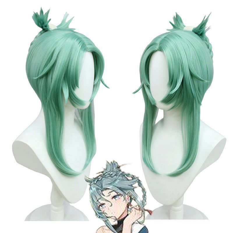 

Genshin Impact: the Song of the Mortal World - Ping s Grandma Cosplay Costume - Liyue s Dust Demon Returns - Clouds and Wind Help Ping Genshin Ping Er Wig One size