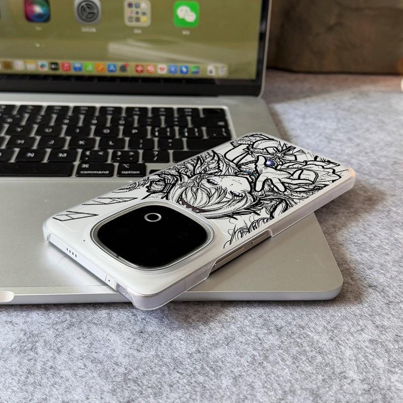 Micro Matte Hard Phone Case Half Wrap Shockproof Cover for iQOO 15 Ultra 15R 13 12 Neo 11 Neo 10 Neo 9 Z10 Z11 Turbo Z9 Z9X Z8X Z7i