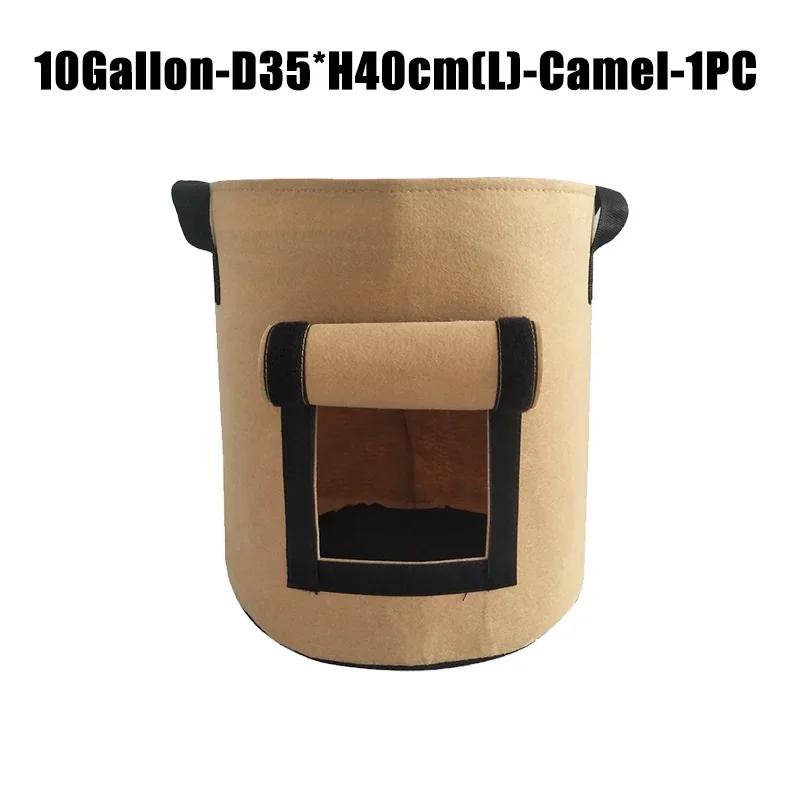 1/5/10 STÜCKE 5/10 Gallonen Pflanzsäcke für Garten Gewächshaus Kartoffeltopf Gemüse Anbausäcke Feuchtigkeitsspendende Gartenwerkzeuge