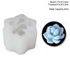 Succulent Plants Fondant Silicone Mold 3d DIY Candle Clay Resin Plaster Chocolate Wax Mould Flower Decorative Molding