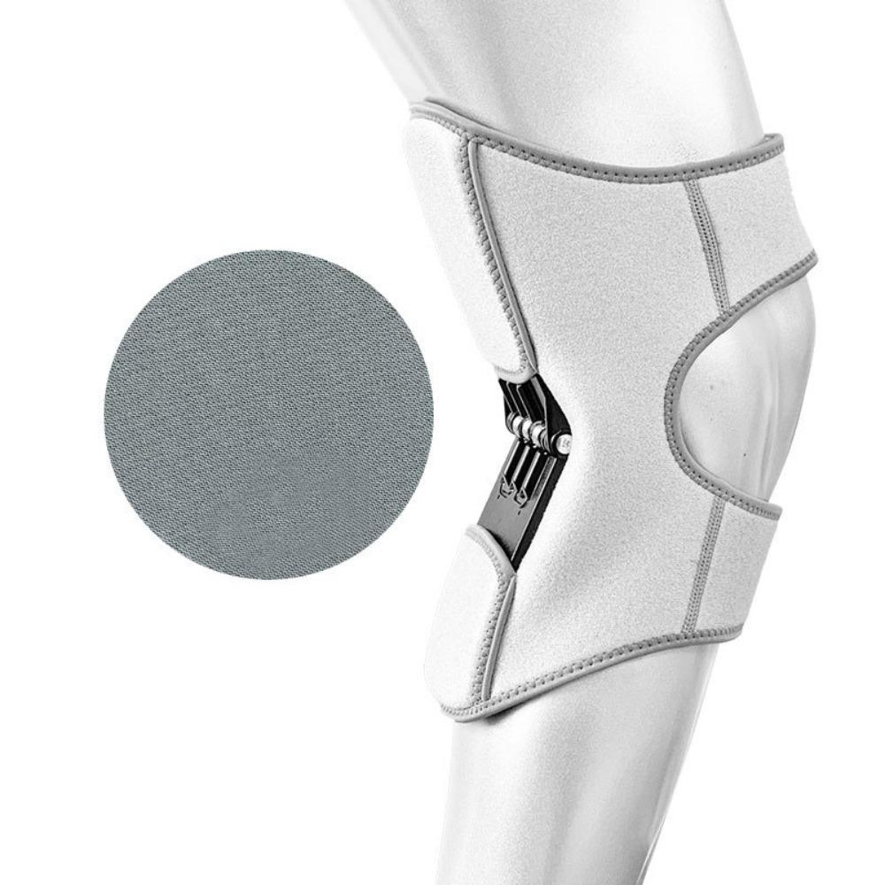 

with Powerful Rebound Springs Knee Assistive Device Non-Slip Brace Joint Support New Knee Booster Light Grey 2