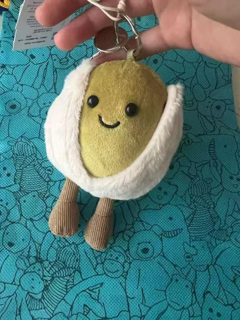 Cute Plush Toy Keychain Adorable Bag Charm Perfect Gift For Birthday And Children's Day