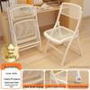 Folding Dormitory Study Chair - Comfortable, Portable, and Simple for Home and Office