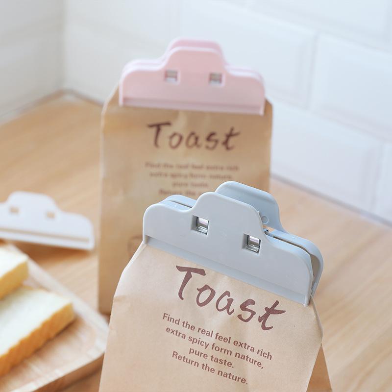 Portable Sealed Clips Kitchen Storage Food Snack Seal Sealing Bag Clips Sealer Clamp Plastic Tool Kitchen Accessories
