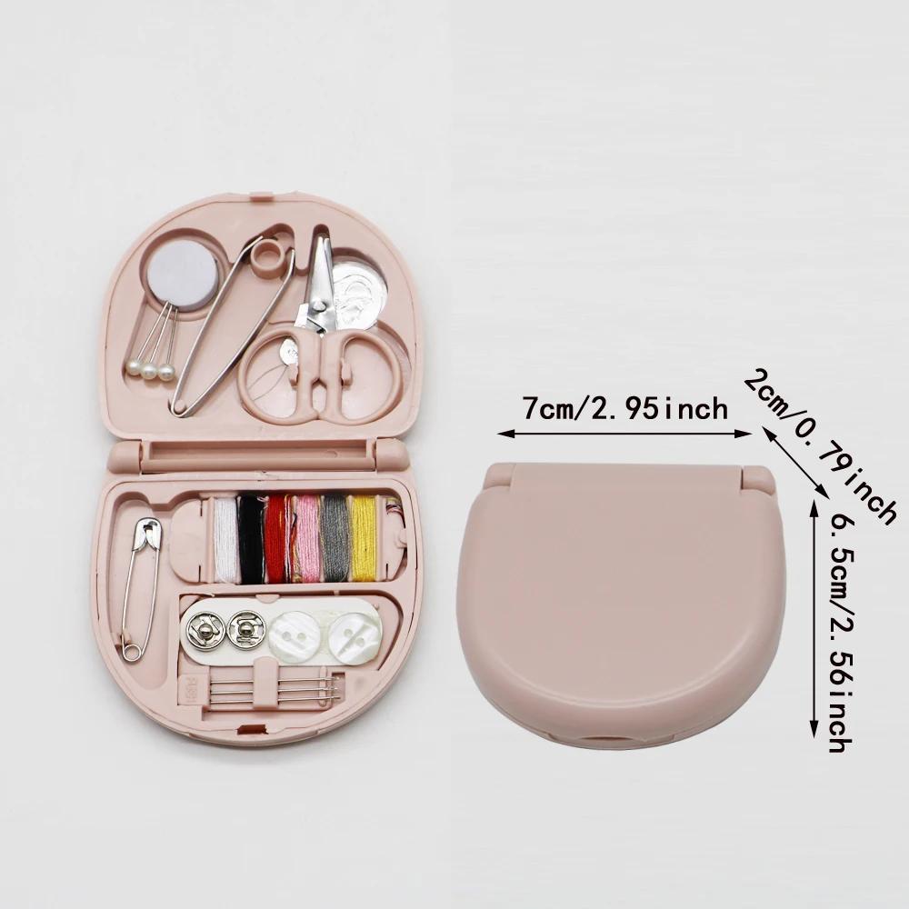 

Mini Sewing Box New Household Simple and Convenient Small Sewing Kit Sewing Tool Combination Set Diy