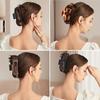 Multicolor Large Thick Acrylic Hair Clip Rectangle Hairclip Long Hair Resin Claw Clips Nonslip Jaw Clips