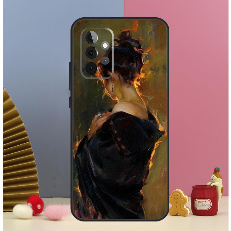 Renaissance art Painting Phone Case For Samsung Galaxy A12 A32 A52 A14 A24 A34 A54 A53 A33 A13 A15 A25 A71 A51 Cover
