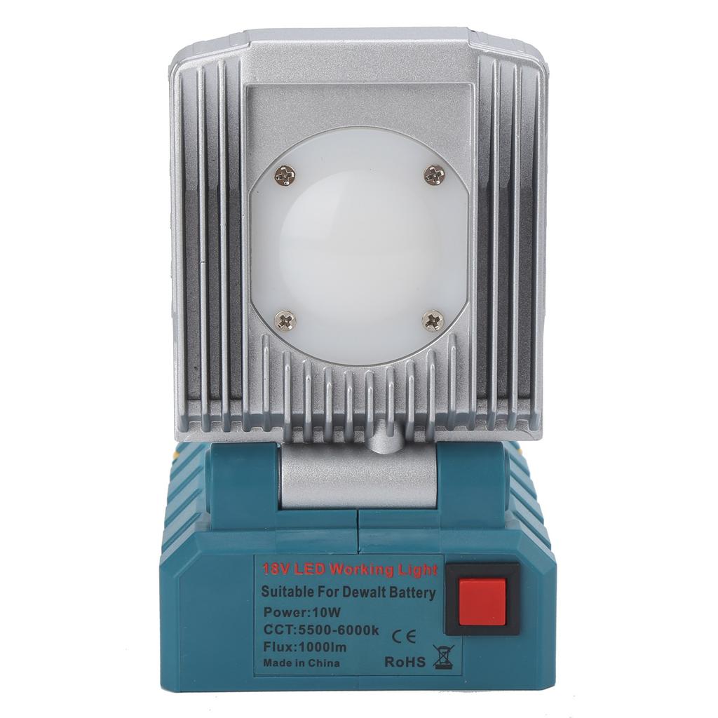 LED Tool Light Lithium Battery Interface Work Lighting Lamp 1000LM 18V ‑10W