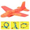 Airplane Glider Outdoor Airplane Foam Airplane Glider Toy for Kids with One Plane Toy, Toy, Airplane, X-Foam (Red)