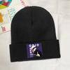 Jujutsu Kaisen Gojo Satoru Knitted Caps for Women Unisex Beanie Winter Hat Polyester Anime Japan Manga Hip Hop Caps