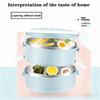 Stainless Steel Lunch Box Portable Salad Fruit Food Container Box Layering Thermal Lunch Box for School Office Camping