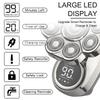 9 Blades Multi Grooming Kit Digital Display Electric Shaver Hair Trimmer Beard  Razor Wet Dry Men Facial Shaving Machine