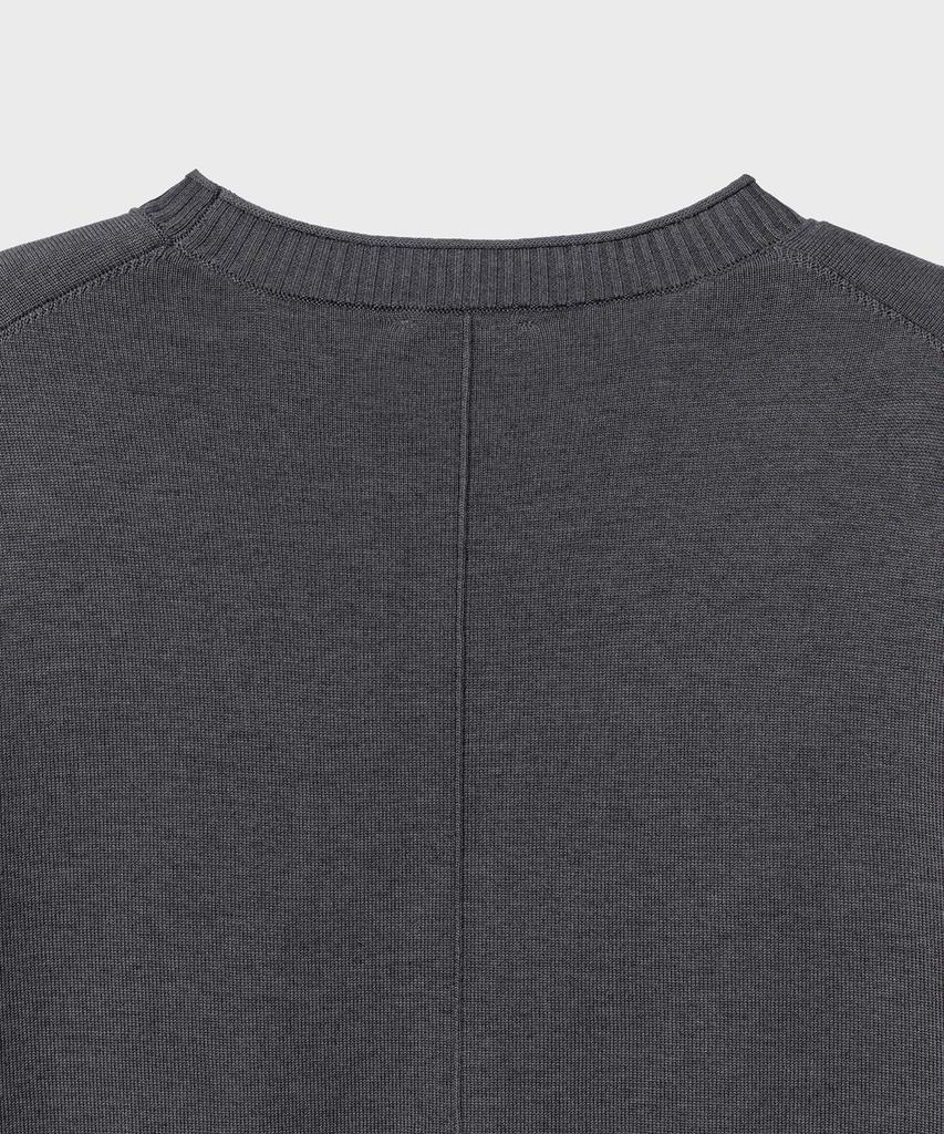 Bellie Summer Wool City Crewneck Knit - Gray
