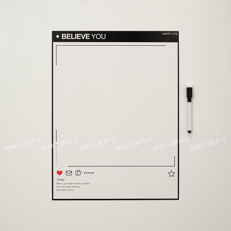 Polaroid 3-calowa magnetyczna ramka na zdjęcie DIY Magnes na lodówkę