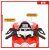 1:9 Scale V4R 1299 Motorcycles Toy Models Cars Alloy Diecast Rubber Tires Motorcycle Shock Absorption Motorbike Interactive Toys