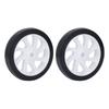 2PCS Air Compressor Wheel ABS and Rubber Universal Air Compressor Wheel Replacement
