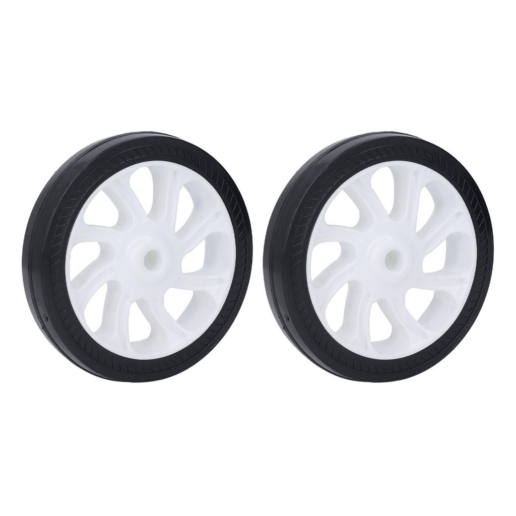 2PCS Air Compressor Wheel ABS and Rubber Universal Air Compressor Wheel Replacement
