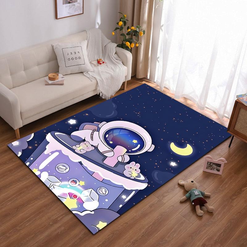 

Cute Astronaut in Space with Bunnies and Stars Suitable for use as an anti-slip game mat for living room and bedroom sofas 40x60cm( 15x23in )