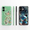 Cute Panda Case For iPhone 16 /16Plus/16Pro/16ProMax iPhone16+ Back Cover Sof Liquid Silicone Full Protection Bumper Funda Coque